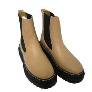 ESPRIT Stormi Lug Sole Platform Booties Color: Cappuccino Size: 7.5 M-NIB